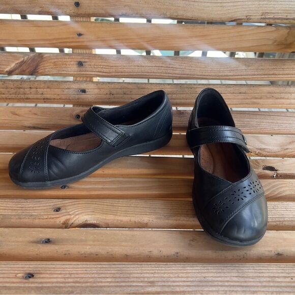 Rockport Mary Jane Comfort Shoes – Black Leather, Size 8 - Picture 7 of 10